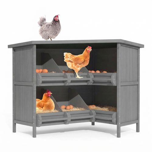 2-Tier Nesting Boxes for Chickens