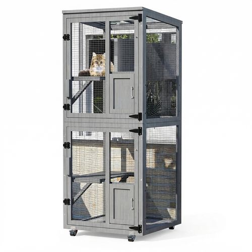 4-Tier Catio Outdoor Cat Enclosure