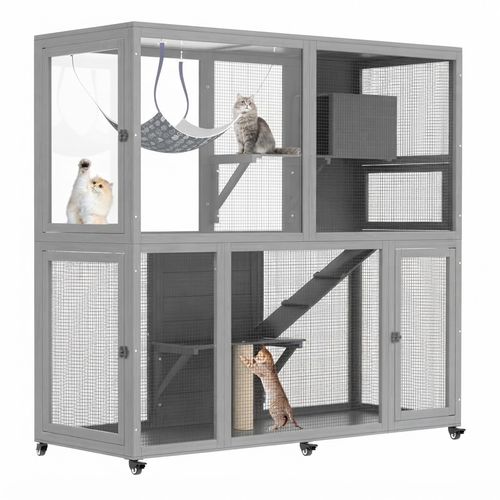 Catio Indoor Cat Enclosure on Wheels