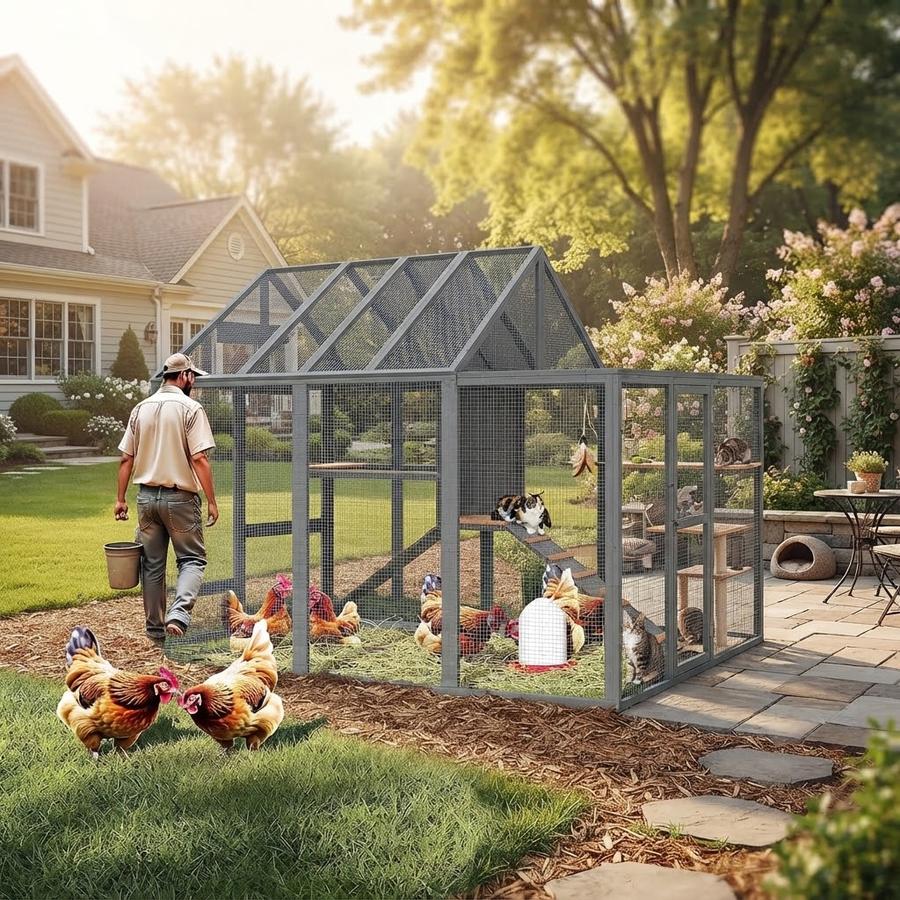 Wooden Large Chicken Coop